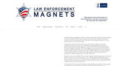 Desktop Screenshot of lawenforcementmagnets.com